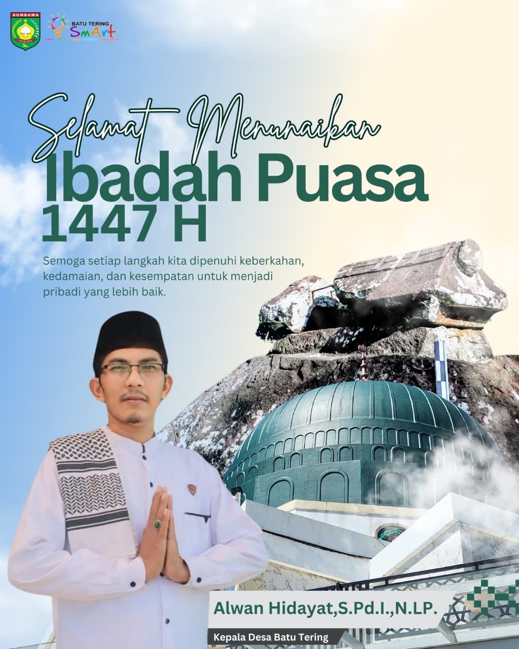 Pemerintah Desa Batu Tering Mengucapkan Selamat Menunaikan Ibadah Puasa Ramadhan 1447H/2026M