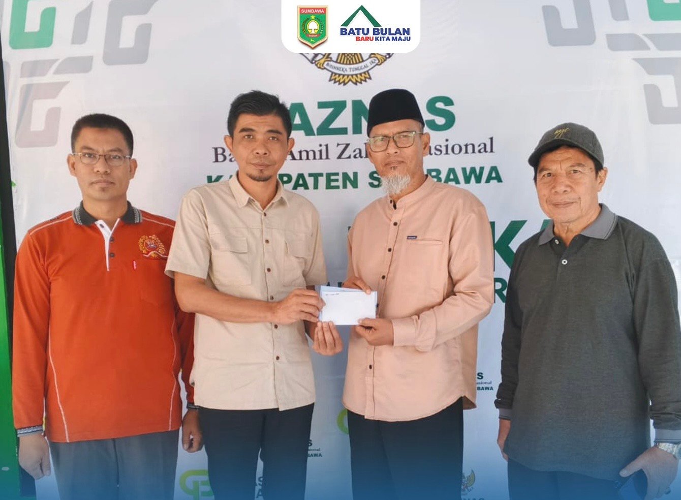 Infak Perdana UPZ Desa Batu Bulan Resmi Disalurkan ke BAZNAS Sumbawa
