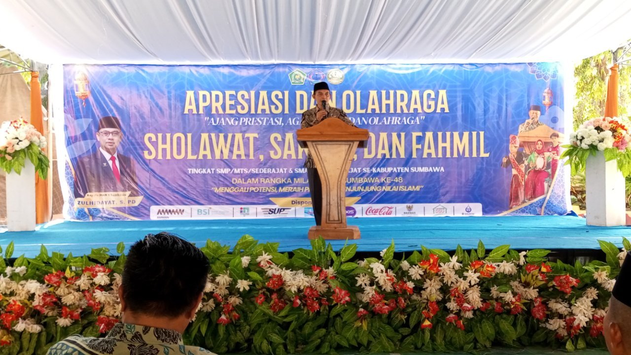 Ajang APRESIASI MAN 1 Sumbawa Resmi Ditutup, Dorong Lahirnya Generasi Berprestasi