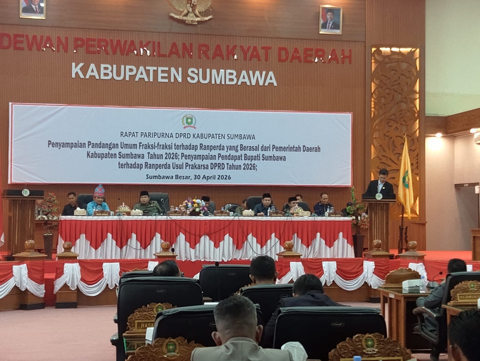 Fraksi NasDem Soroti Investasi BUMD di Sidang Paripurna