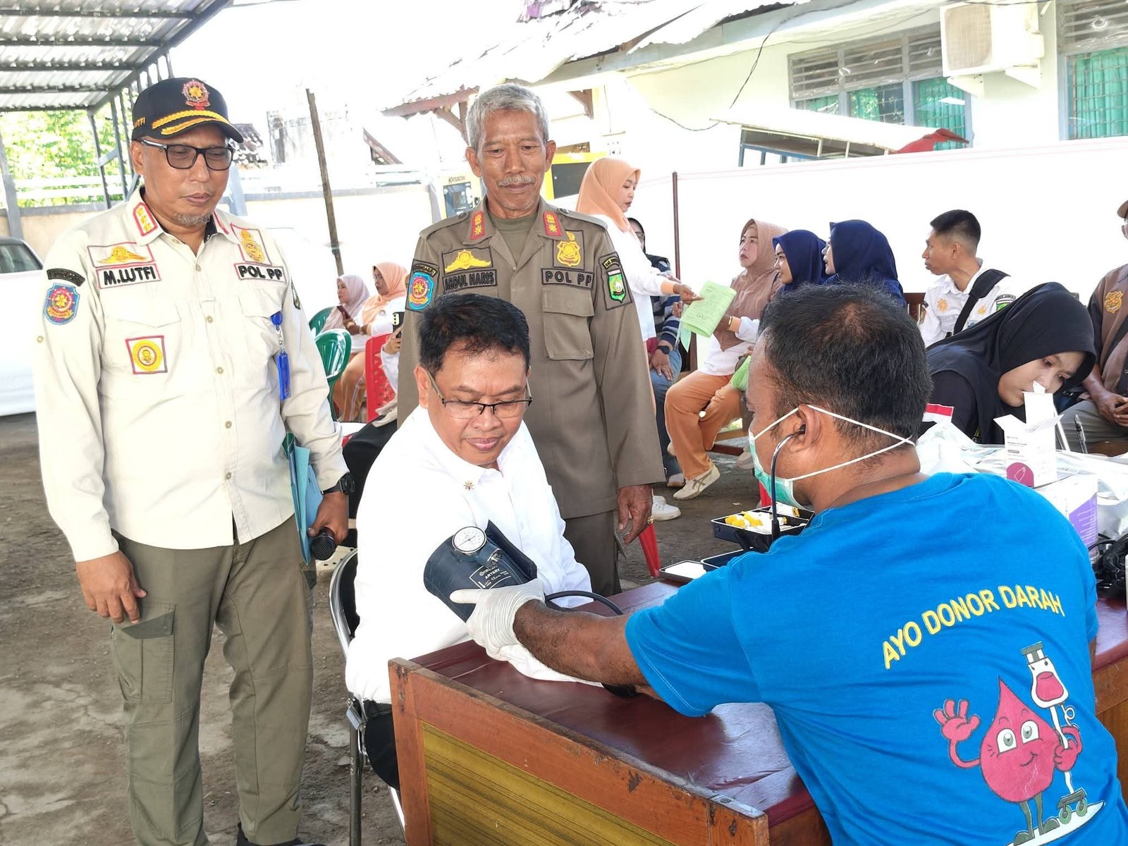 Donor Darah Meriahkan HUT Pol PP ke-76