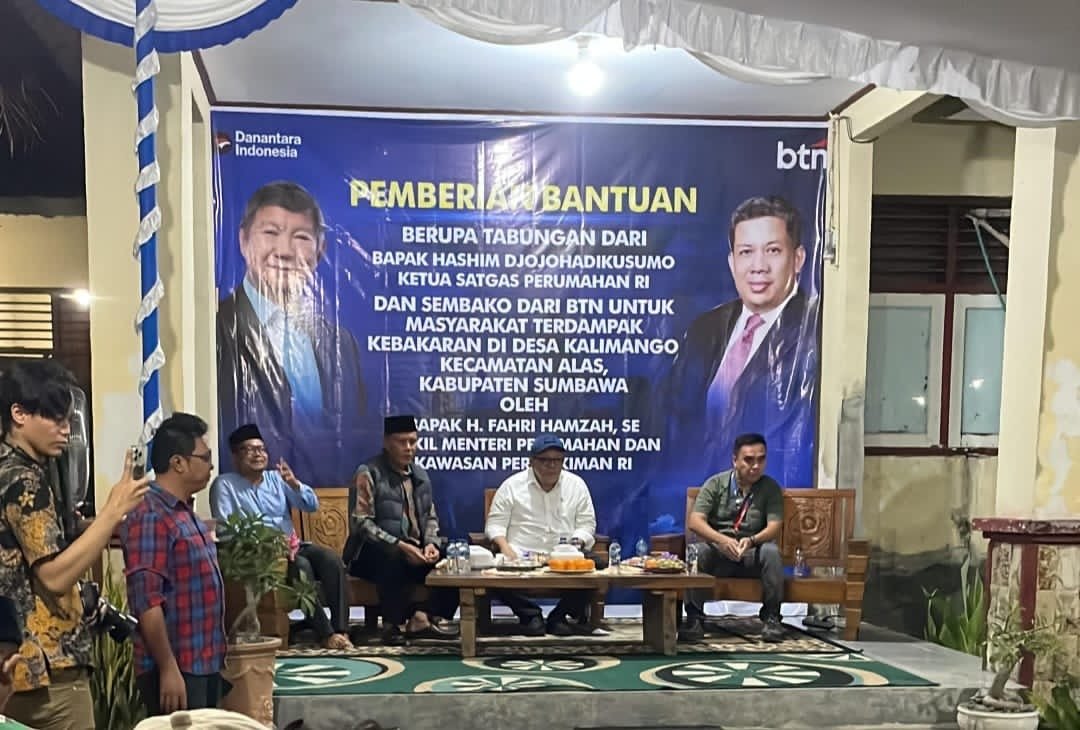 Fahri Hamzah Pastikan Pembangunan Huntara Kalimango Dipercepat