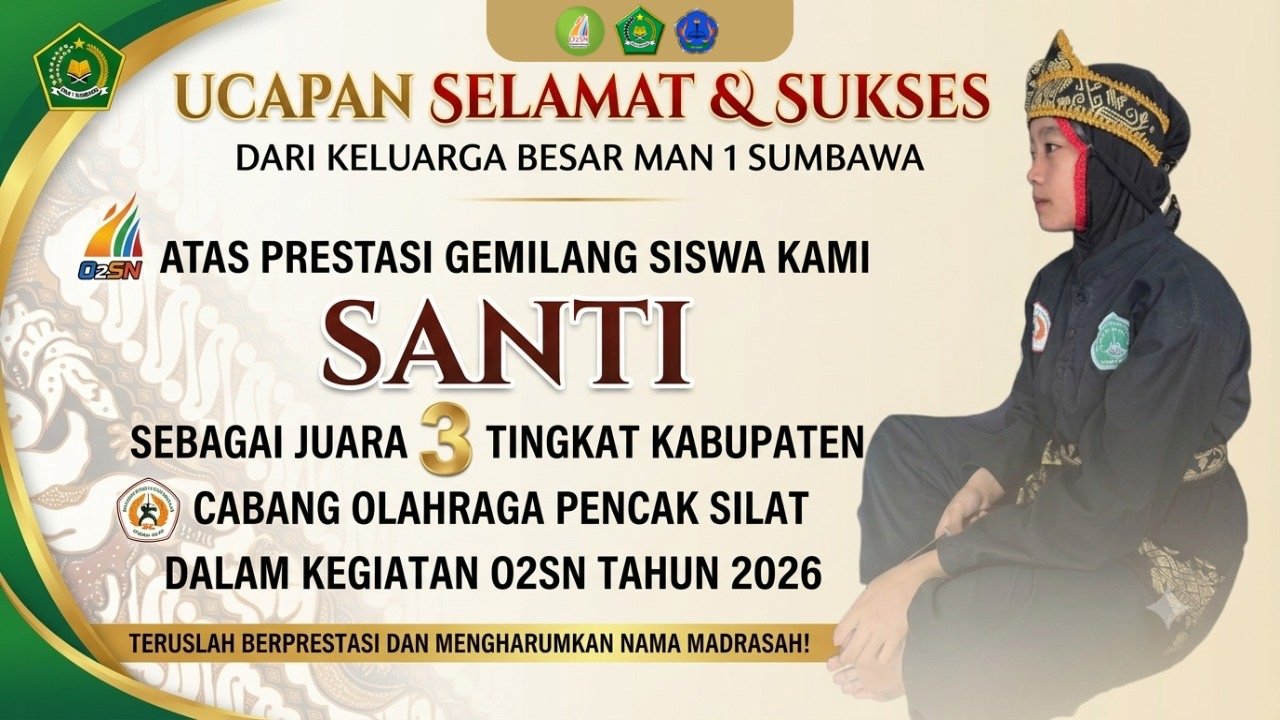Pagar Nusa MAN 1 Sumbawa Sabet Juara di 02SN 2026 Tingkat Kabupaten