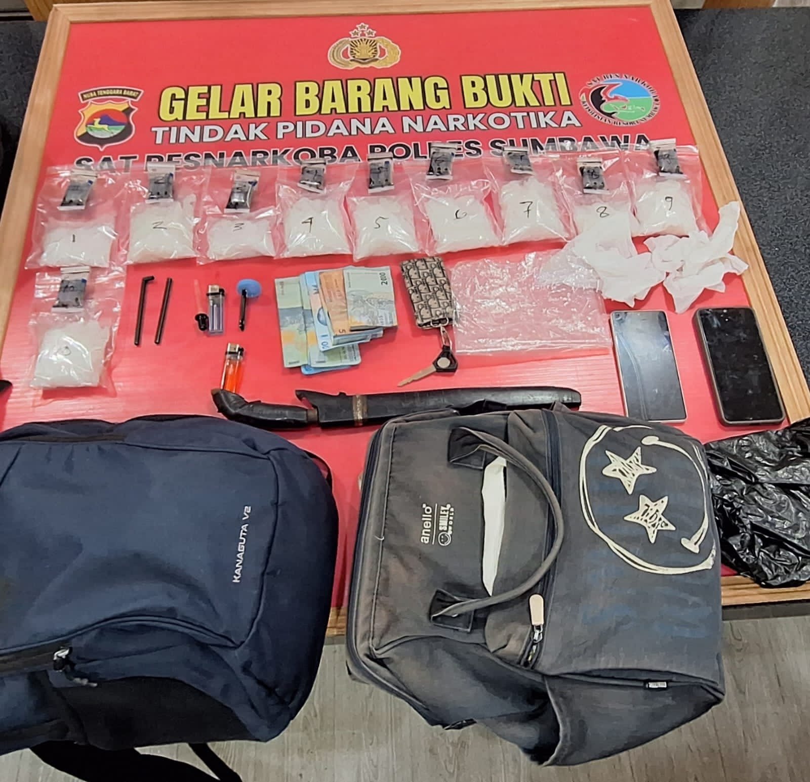 Dua Remaja Diamankan, 898 Gram Sabu Disita