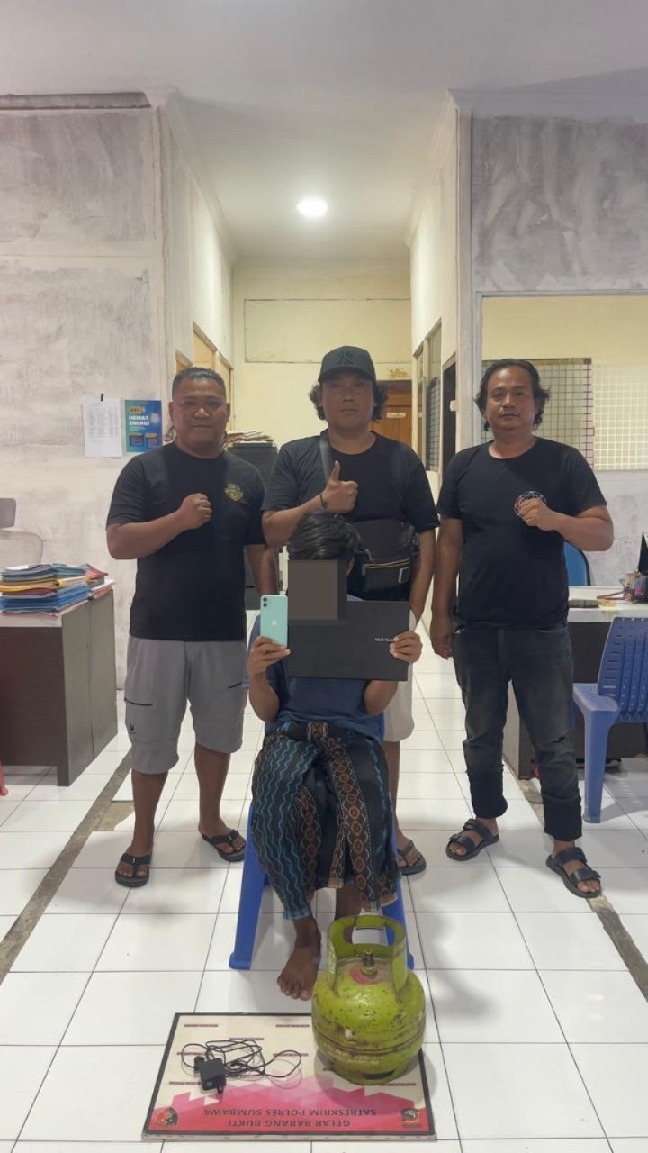 Polres Sumbawa Ringkus Pencuri Spesialis Rumah Kosong