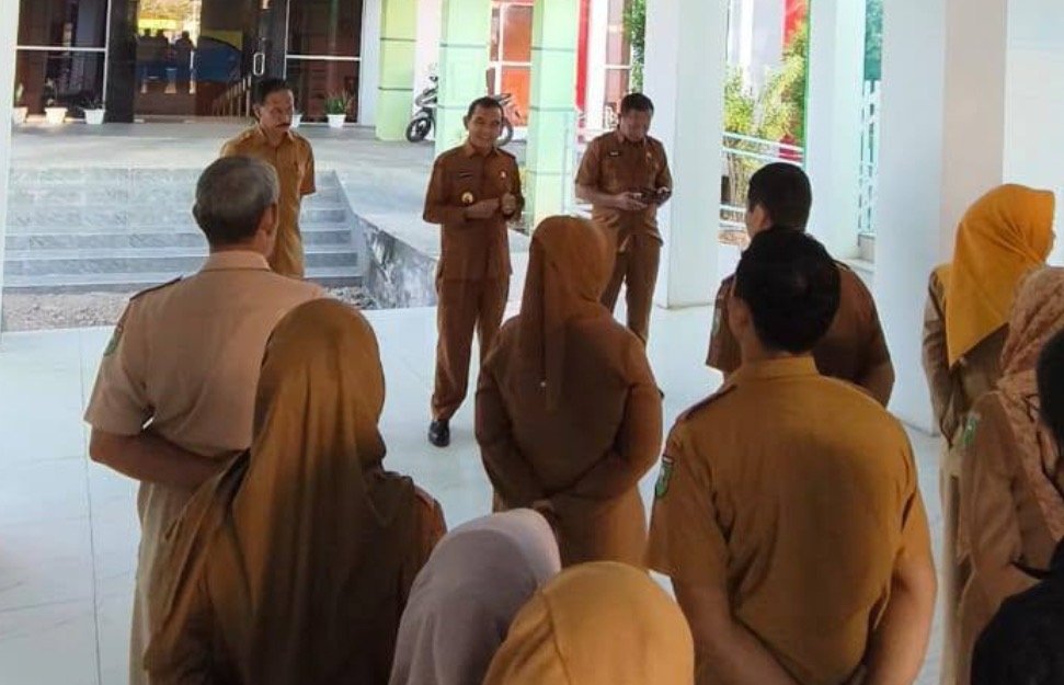 Sidak Dinas Arpusda, Wabup Tegur ASN Tak Disiplin