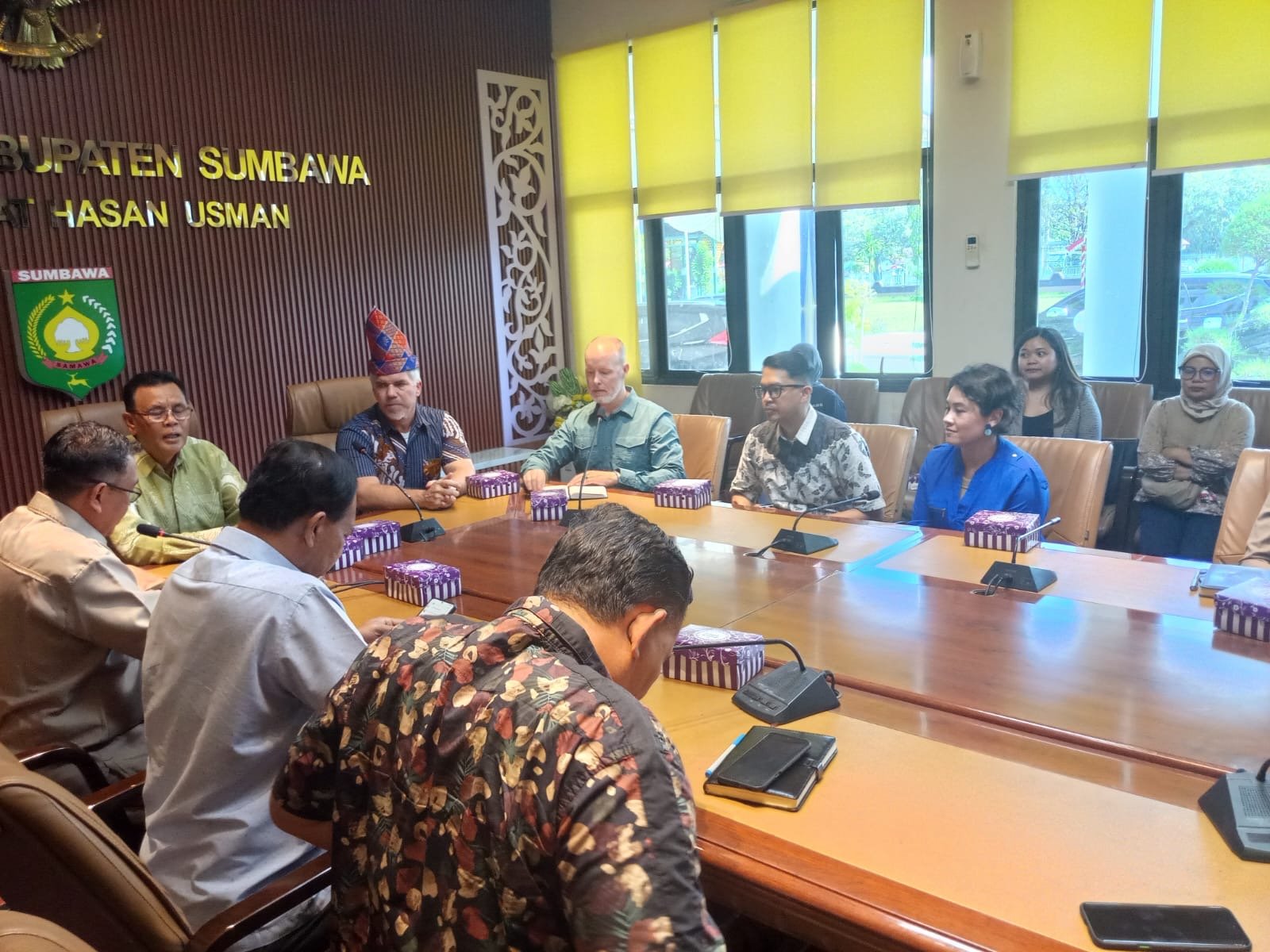 Bahas Tambang Rakyat Lantung, Delegasi AS Kunjungi Sumbawa