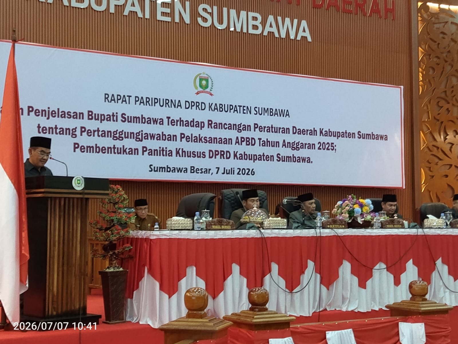  Wabup Sumbawa Paparkan Pertanggungjawaban APBD 2025