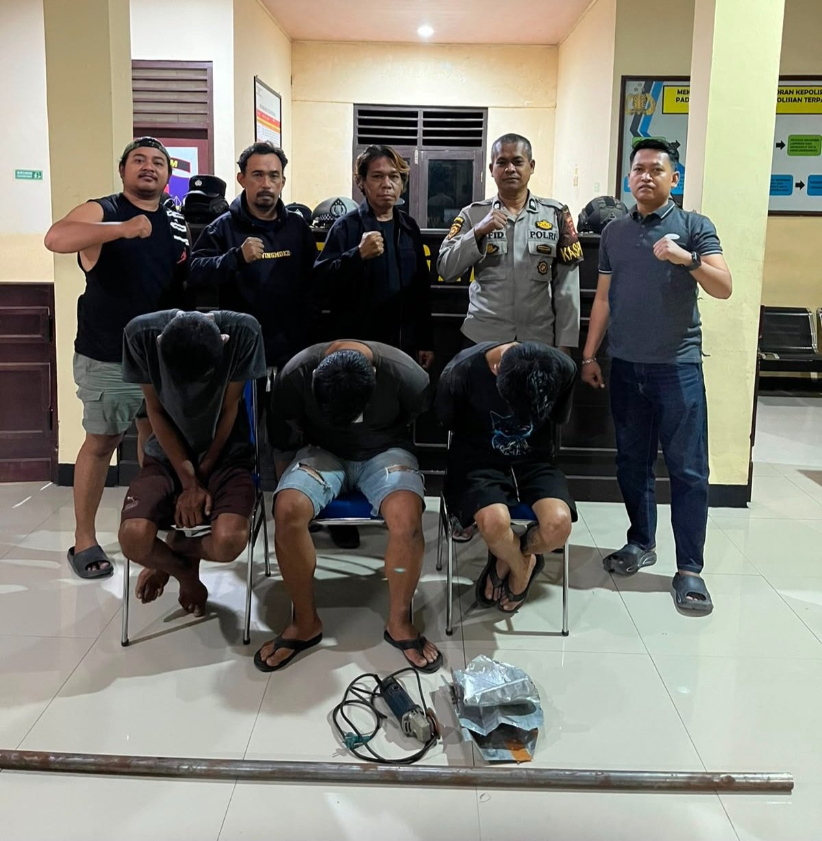 Bobol Toko Bangunan di Alas,Tiga Pria Dibekuk 