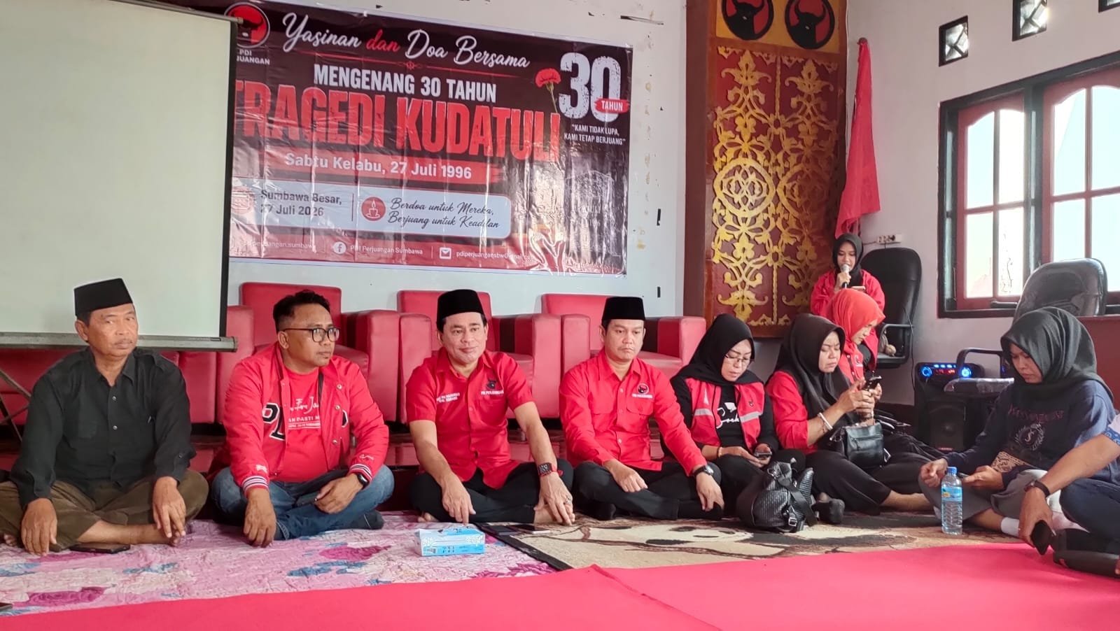  PDI-P Sumbawa Kenang Kudatuli, Teguhkan Semangat Demokrasi