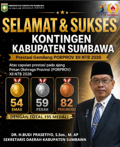  Prestasi Porprov jadi Modal Sumbawa Menuju PON 2028 