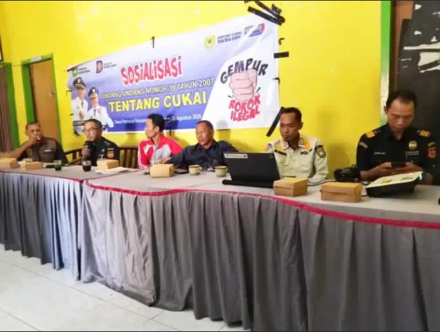  23.368 Rokok Ilegal Ditemukan, Pemasar jadi Sasaran Sosialisasi 