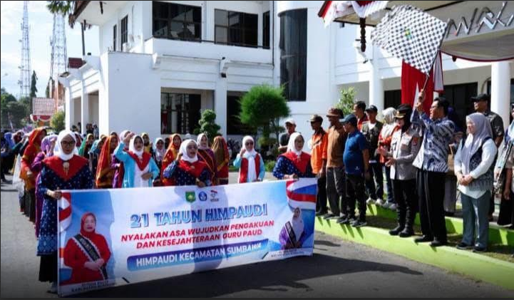  Pawai Budaya PAUD Sumbawa Meriah, Guru Titip Aspirasi