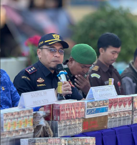  Rokok Ilegal Disinyalir Marak di Pekat dan Tambora
