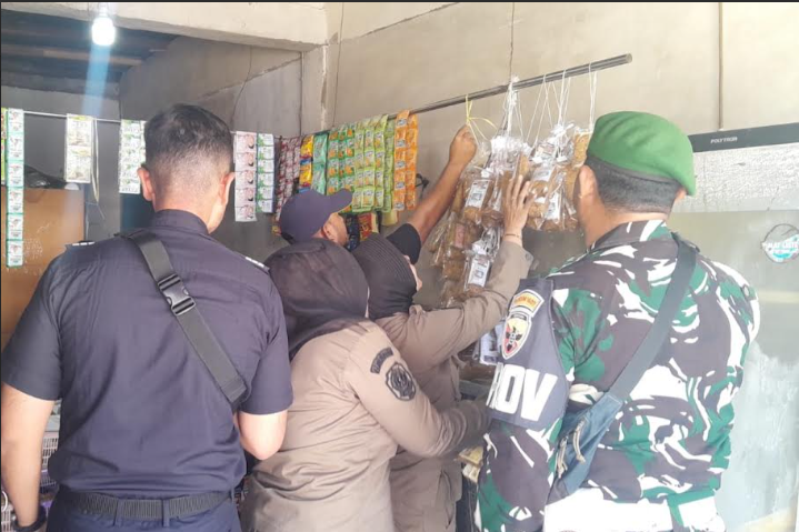  Opgab di Utan-Alas, Satpol PP Sita 11.100 Batang Rokok Ilegal