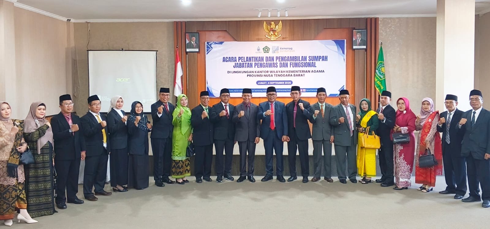 12 Pejabat Kementerian Agama Sumbawa Dilantik