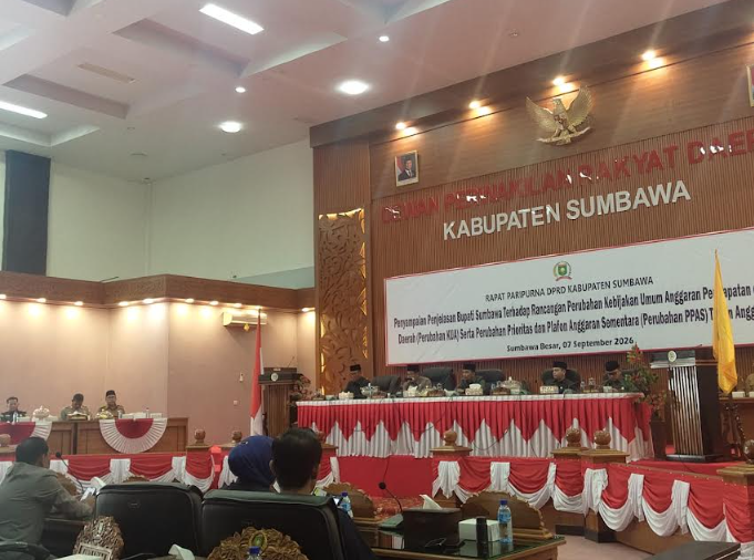  Bupati Sumbawa Sampaikan Rancangan Perubahan KUA-PPAS 2026