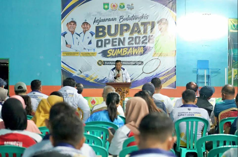  Bupati Open 2026 Bidik Bibit Atlet Bulutangkis Sumbawa