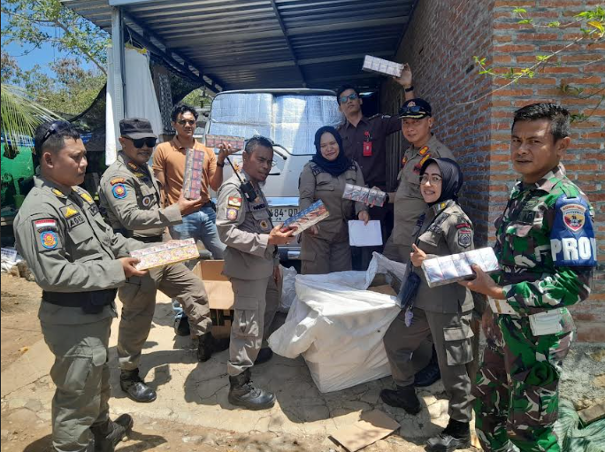  26.984 Batang Rokok Ilegal Disita Dari Tiga Kecamatan 