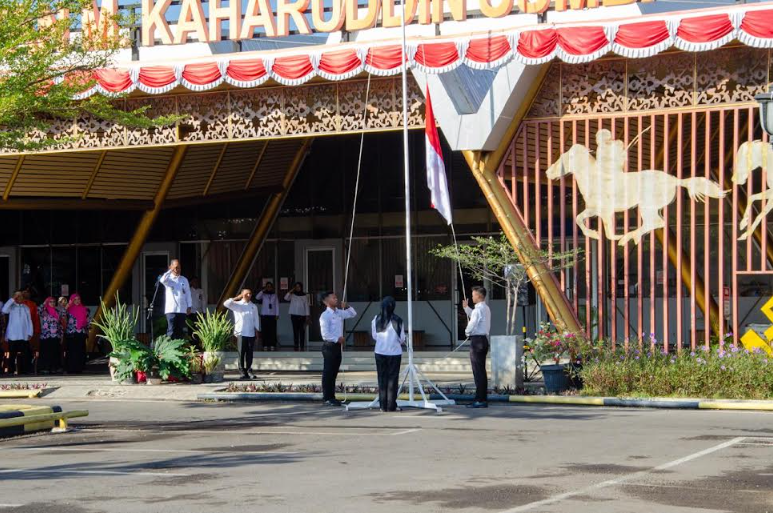  Harhubnas 2026, Bandara Sumbawa Gelar Upacara dan Aksi Sosial