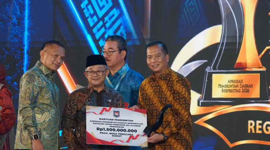  NTB Sabet Tiga Apresiasi dari Kemendagri