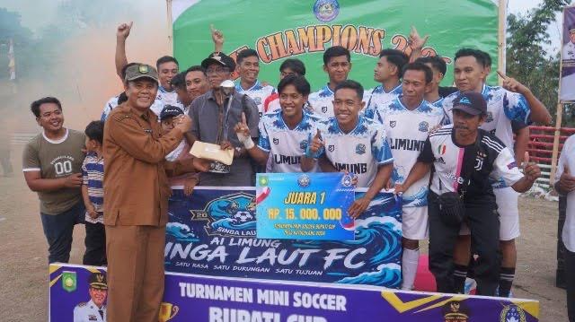 Singa Laut FC Juara Bupati Cup Batu Dulang 2026