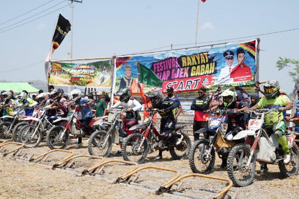 Bupati Sumbawa Buka Festival Balap Ojek Gabah