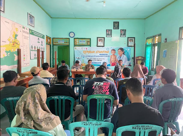 Pemdes Batu Tering Petakan 20 Anak Berisiko Gizi