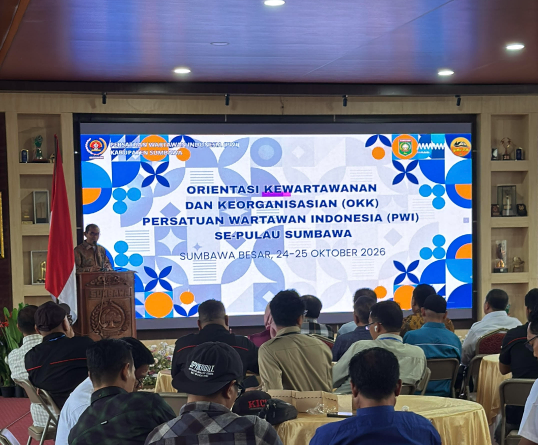 Wabup Sumbawa Buka OKK PWI, Tekankan Sinergi Pers